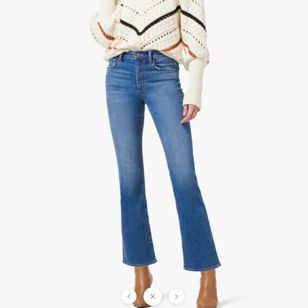(Like new)Joe's Jeans The Callie High-Rise Cropped Bootcut Jeans. Light wash. 25